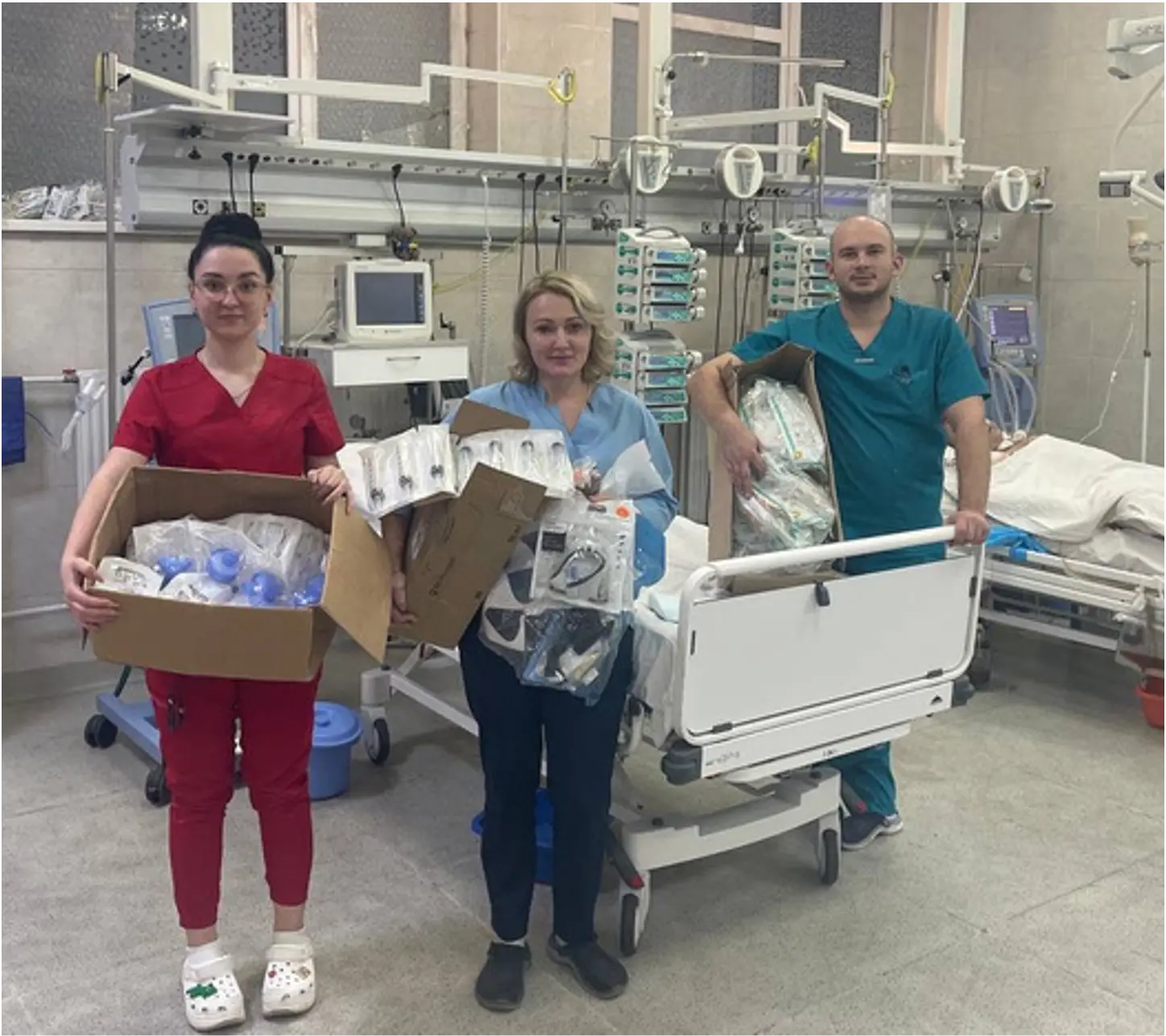 Hospitals receiving donations